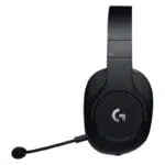 Logitech G PRO Gaming Headset in black with adjustable microphone and padded ear cups