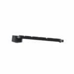 Black Logitech MX Keys S keyboard side view showing low profile design and key layout